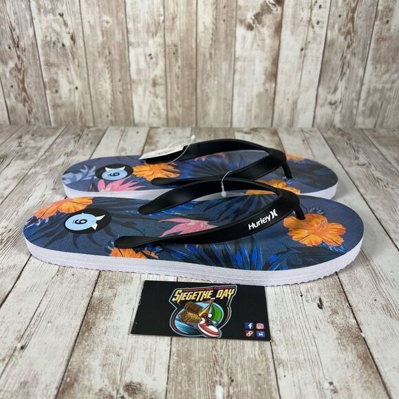 New Hurley Flip Flops - Mens 9‎ - Picture 1 of 5